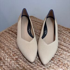 Rothy's The High Point Heels in Sandstone Size 10